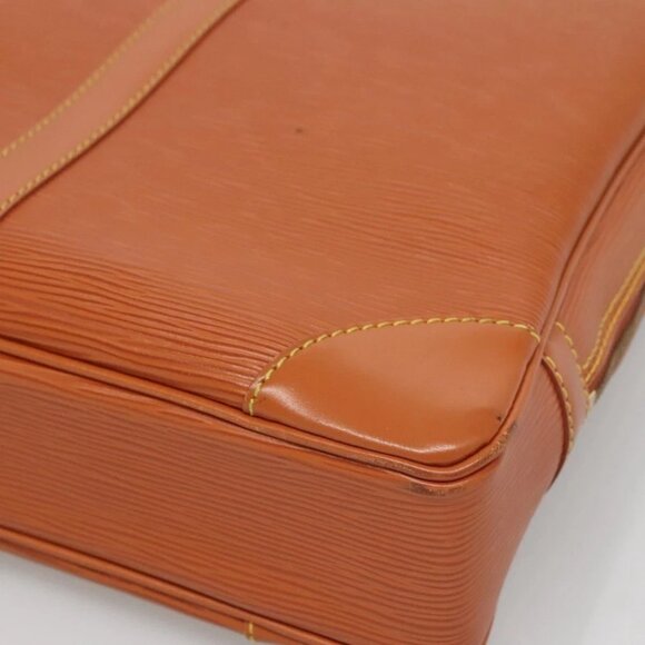 LOUIS VUITTON Epi Porte Documents Voyage Bag Zipangu Gold - Picture 8 of 16